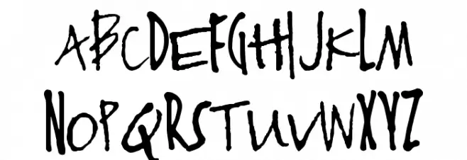 I Love Derwin Font Litere mari