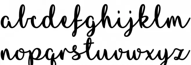 I Love Glittermas Regular Schriftart Kleinbuchstaben
