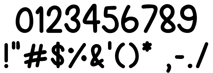 I Love Salmon Font Alte caractere