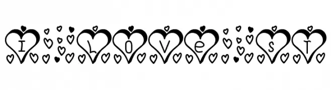 I Love St  Fuentes Gratis Descargar