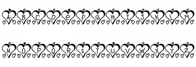 I Love St 字体 大写