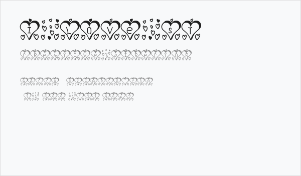 I Love St Business Card