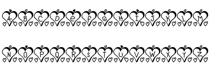 I Love St Font LOWERCASE