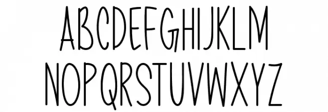 I Love Summer خط أحرف كبيرة