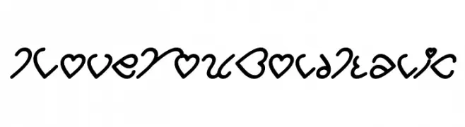 I Love You Bold Italic  تنزيل الخطوط