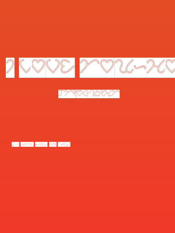 I Love You-Hollow-Inverse Poster