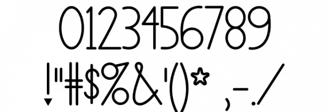 I Love You Monkey Font OTHER CHARS