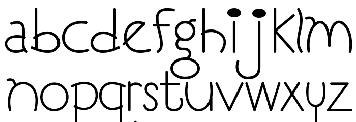 I Love You Monkey Font LOWERCASE
