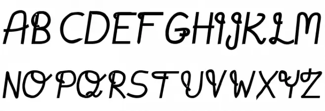 I Miss You Bold Schriftart Groß