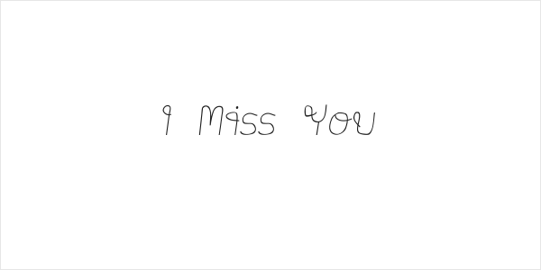 I Miss You Logo