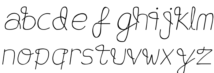 I Miss You Font LOWERCASE