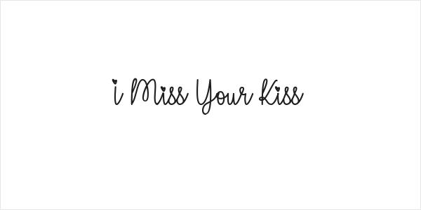 I Miss Your Kiss Logo