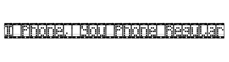 I Phone, You Phone Regular Font