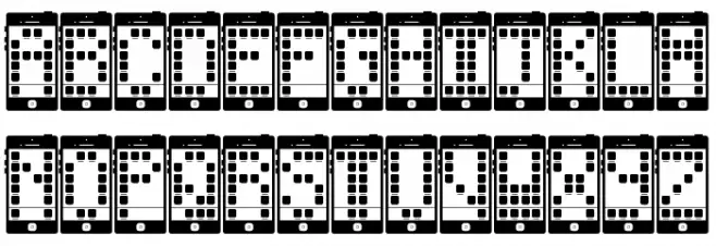 I Phone, You Phone Regular Fonte MAIÚSCULAS