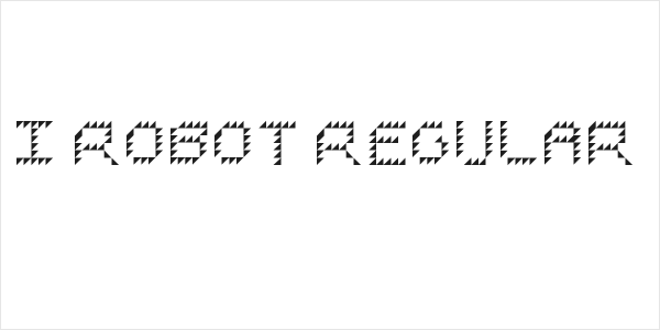 I ROBOT Regular Logo