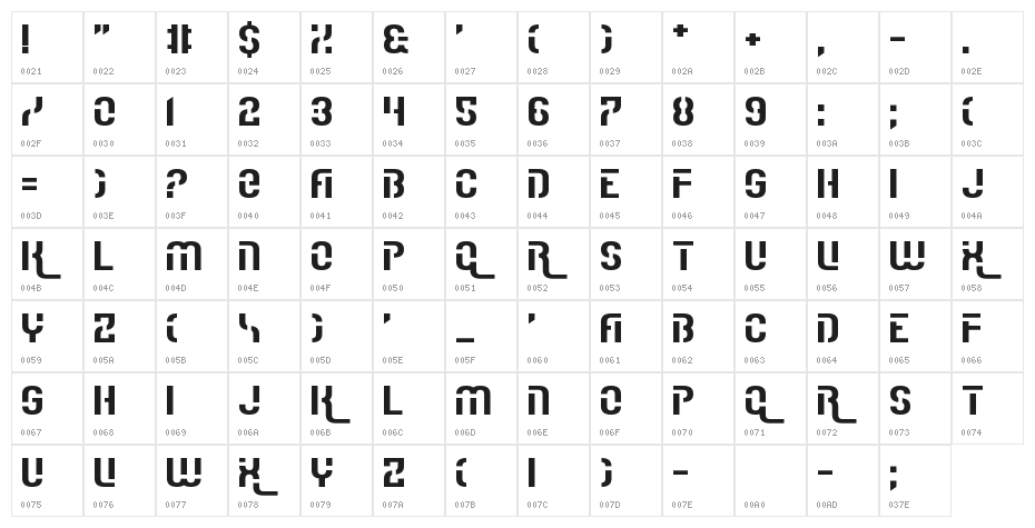 I Really Really Really Really Really Really Like Fonts Character Map