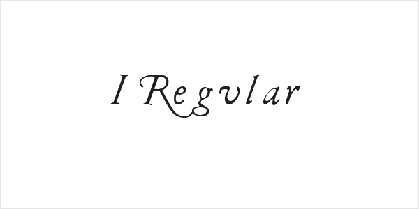 I Regular Logo