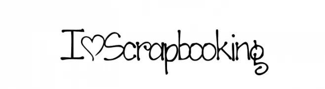 I*Scrapbooking  Frei Schriftart Herunterladen