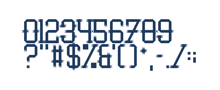 I Shot the Serif Regular Other Characters