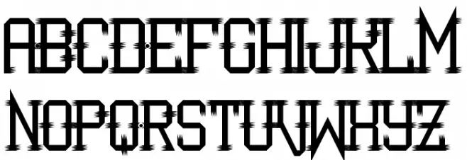 I Shot the Serif Regular Fonte MAIÚSCULAS