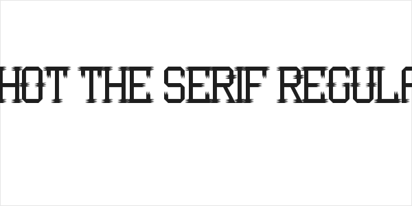 I Shot the Serif Regular Logo