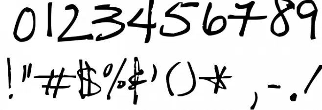 I Still Believe Font OTHER CHARS