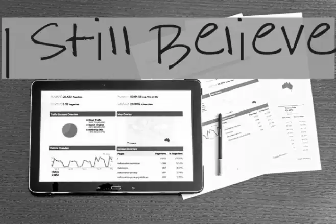 I Still Believe Font examples