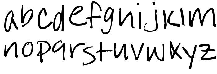 I Still Believe Font LOWERCASE