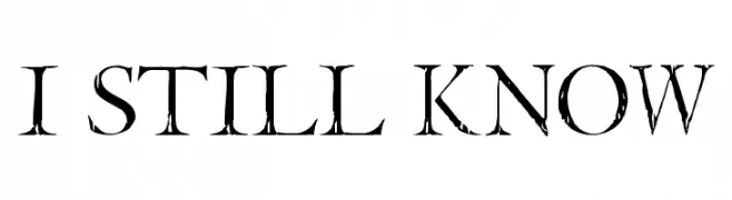 I Still Know  免费字体下载
