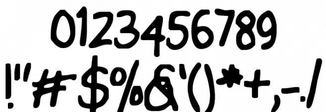 I Tried To Print Neat Font OTHER CHARS