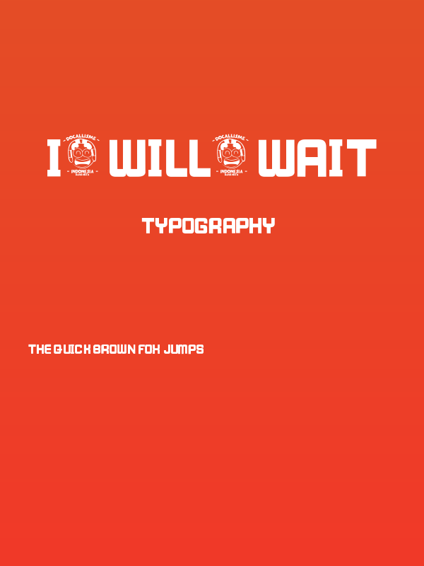 I-WILL-WAIT Poster