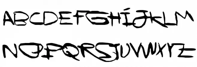 I Wanna Be Your Dog Caratteri MINUSCOLO