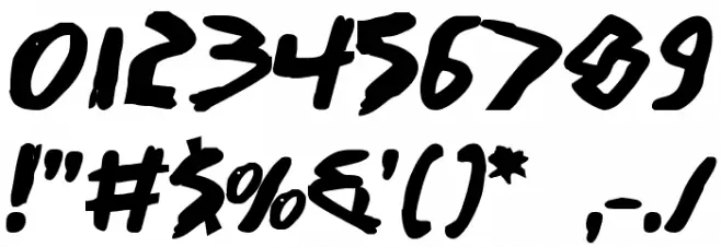 I Want My TTR! Bold Font OTHER CHARS