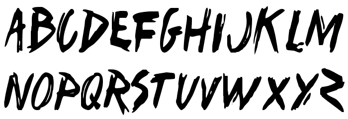 I Want My TTR! Condensed Font LOWERCASE