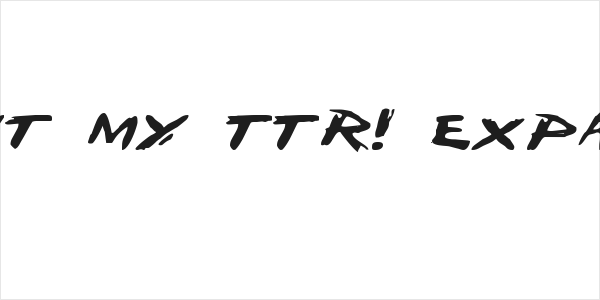 I Want My TTR! Expanded Logo