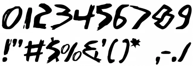 I Want My TTR! Font OTHER CHARS