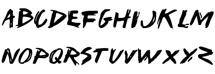 I Want My TTR! Font LOWERCASE