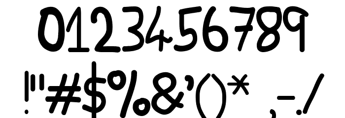 I Want You Font OTHER CHARS