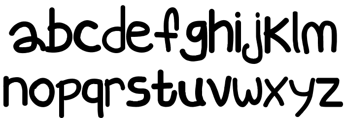 I Want You Font LOWERCASE