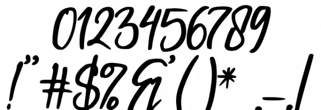 I am Cool Шрифта ДРУГИЕ символов