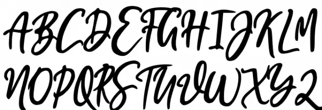 I am Cool Schriftart Groß