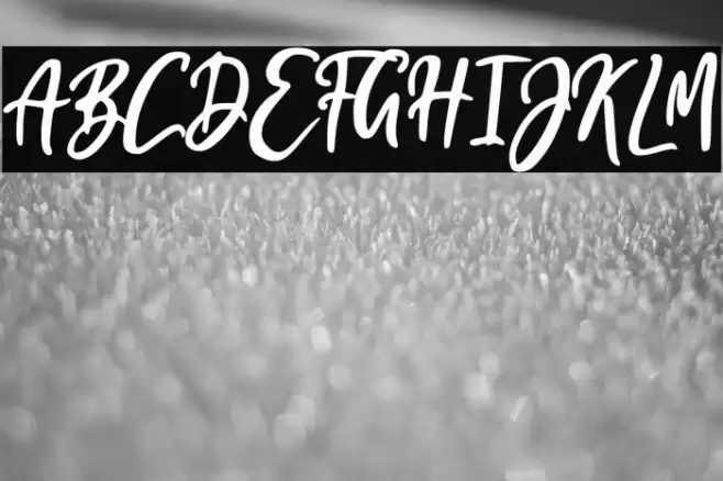 I am Cool Fonte examples