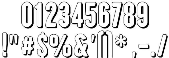 I am Hueca Font OTHER CHARS