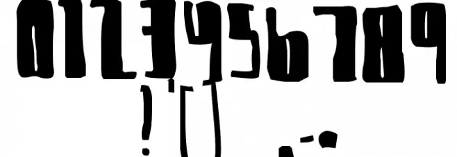 I am Nervous. Font Alte caractere