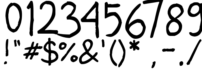 I am Seventeen Font OTHER CHARS