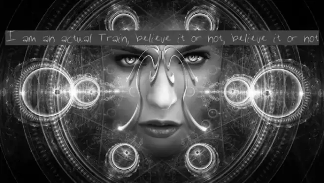 I am an actual Train, believe it or not, believe it or not Font examples