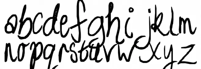 I am more bored than you :P Font Litere mari
