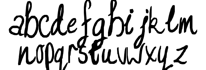 I am more bored than you :P Font Litere mici