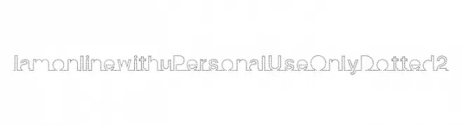I am online with u Personal Use Only Dotted 2  Fuentes Gratis Descargar