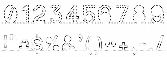 I am online with u Personal Use Only Dotted 2 Font Alte caractere